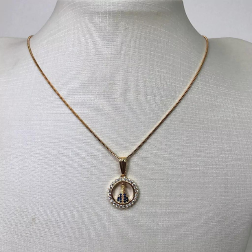 Colar Nossa Senhora Luxo 18K