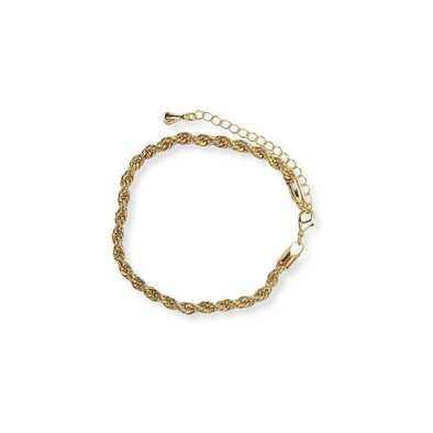 Pulseira Trançar de Ouro